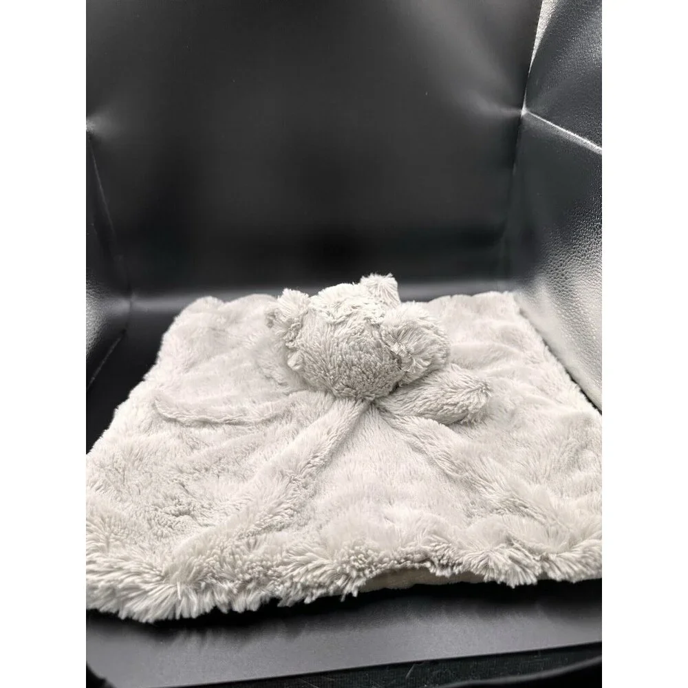 Kellytoy Elephant Security Blanket Grey Plush Baby Lovey Rattle‎ Toy Embroider-2